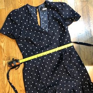 reformation sally wrap dress